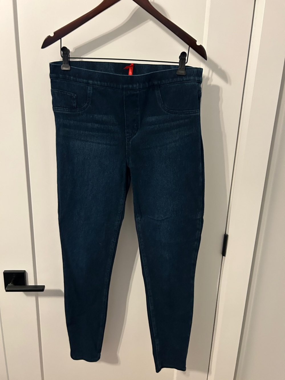 SPANX Dark Blue Pull-On Jeggings